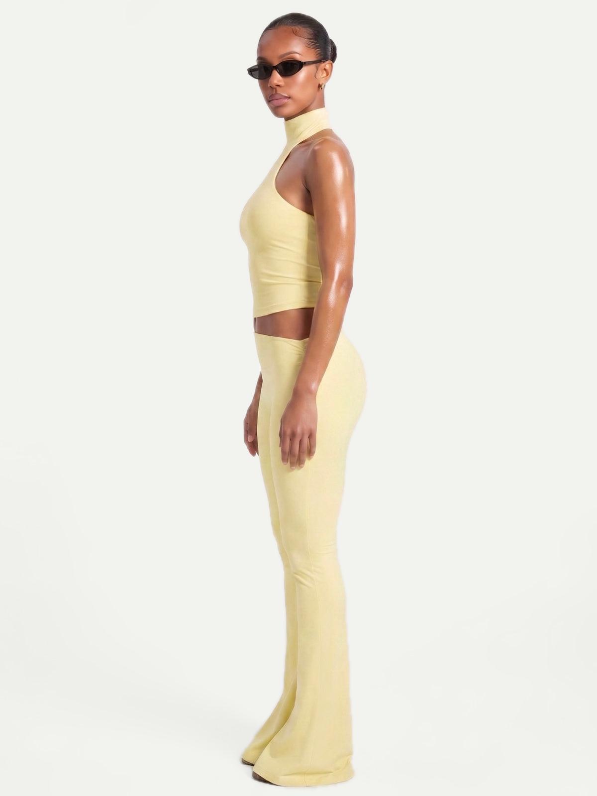 TOP COL ROULÉ BUTTER YELLOW