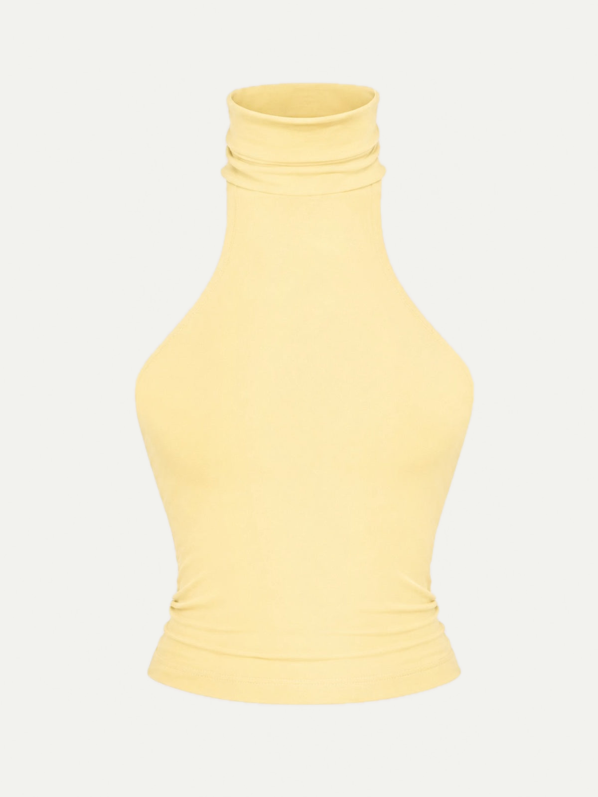 TOP COL ROULÉ BUTTER YELLOW